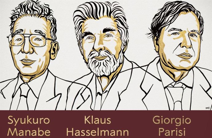 Galardonados con el Nobel de Física 2021