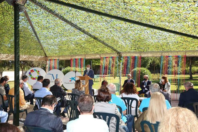 Francisco Salado, presidente de la Diputación de Málaga, presenta la nueva edición de programas en La Noria para 2022