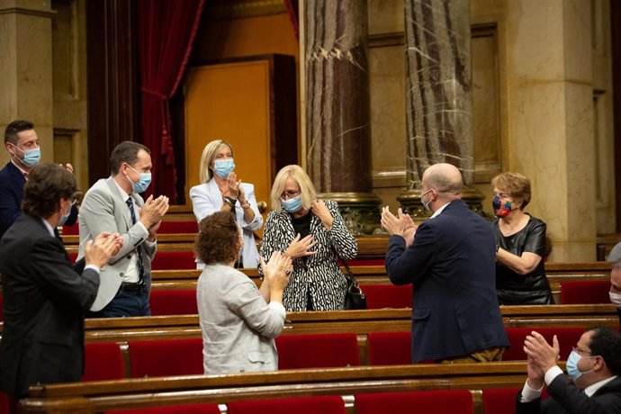 La diputada del PSC en el Parlament Assumpta Escarp es nombrada vicepresidenta segunda del Parlament, en sustitución de Eva Granados, a 5 de octubre de 2021 en Barcelona.