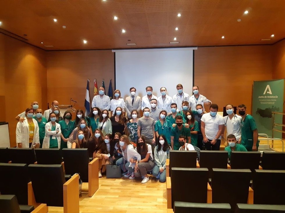 Acto de bienvenida al alumnado de Ciencias de la Salud.