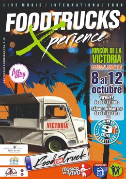 Rincón de la Victoria celebra este puente la FoodTrucks Xperience con nueve propuestas gastronómicas y conciertos