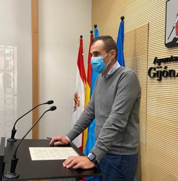 Archivo - Rubén Pérez Carcedo, concejal de Ciudadanos en Gijón