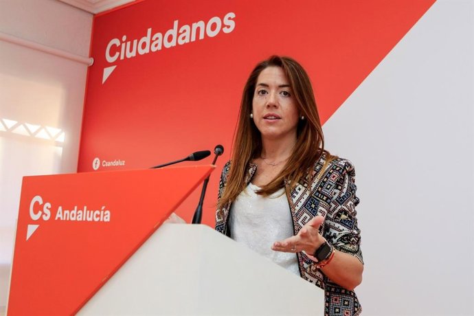 La portavoz de Ciudadanos en el Ayuntamiento de San Juan de Aznalfarache, Fátima Manchado.