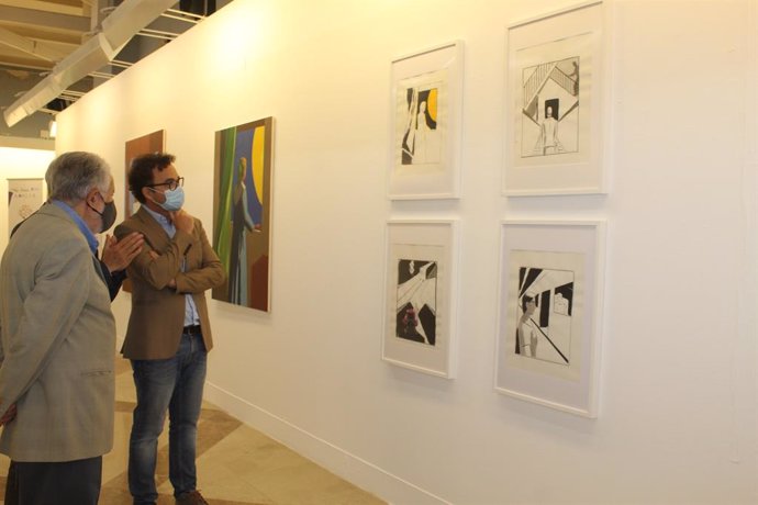 La exposición de pinturas 'Luciérnagas', de Andrés Rábago, El Roto.