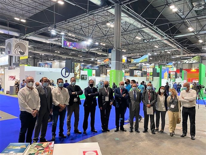 Representantes de Cooperativas Agro-alimentarias de Andalucía en Fruit Attraccion, en Madrid.