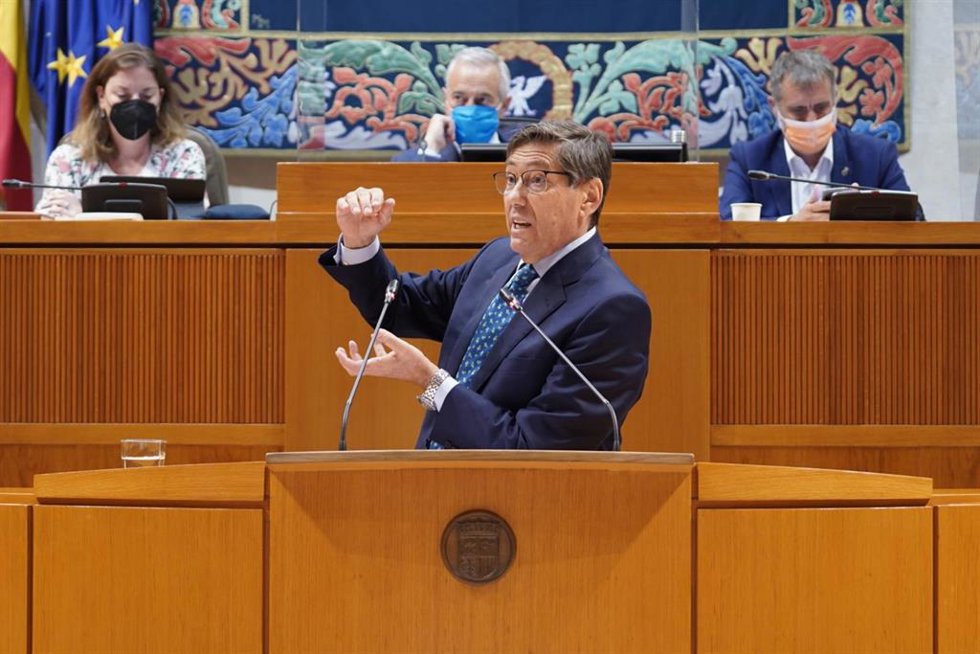 El vicepresidente del Gobierno de Aragón, Arturo Aliaga, también presidente del PAR.