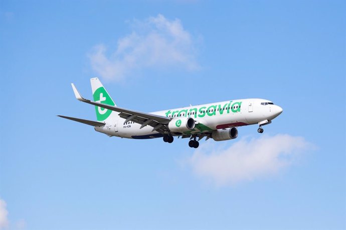 Archivo - Avión de Transavia.