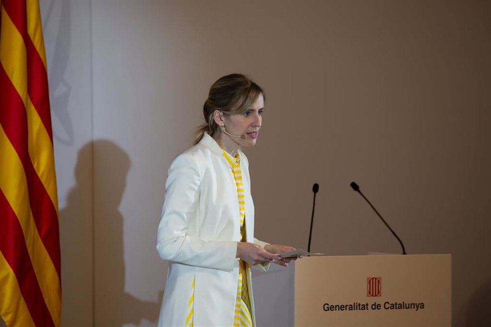 Archivo - La consellera de Accíon Exterior y Transparencia, Victria Alsina.