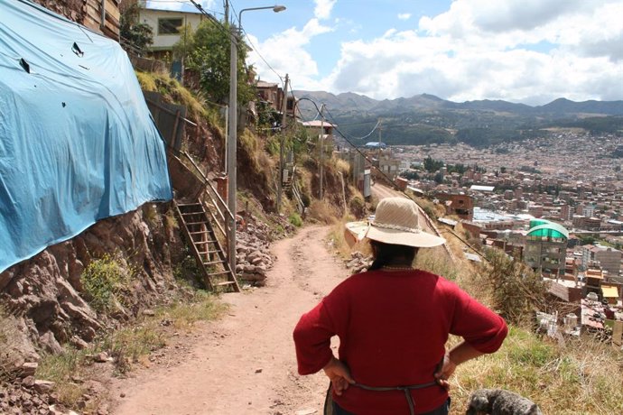 Un barrio en la periferia de Cusco (Perú).