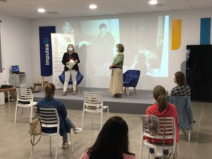 Una de las actividades de jornadas de lactancia materna.