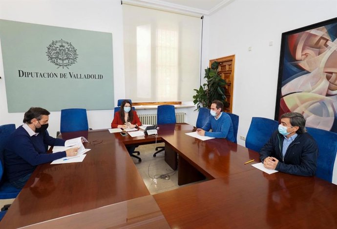 Reunión sobre los presupuestos participativas.