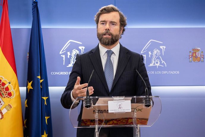 El portavoz de Vox en el Congreso, Iván Espinosa de los Monteros.