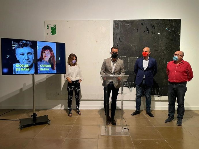 Imagen de la presentación de la programación del Área de Artes Plásticas para el último trimestre del año