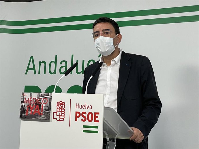 El parlamentario andaluz por el PSOE de Huelva Mario Jiménez.