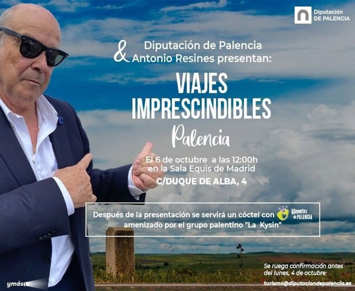 El actor Antonio Resines anima a visitar Palencia y pone en valor los "sitios maravillosos" que tiene España.