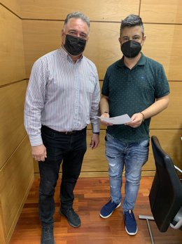 Los concejales de Siero, Javier Rodríguez y Alejandro Villa.