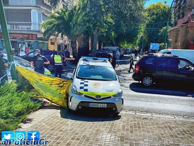 Lugar donde se ha producido el atropello mortal en Granada