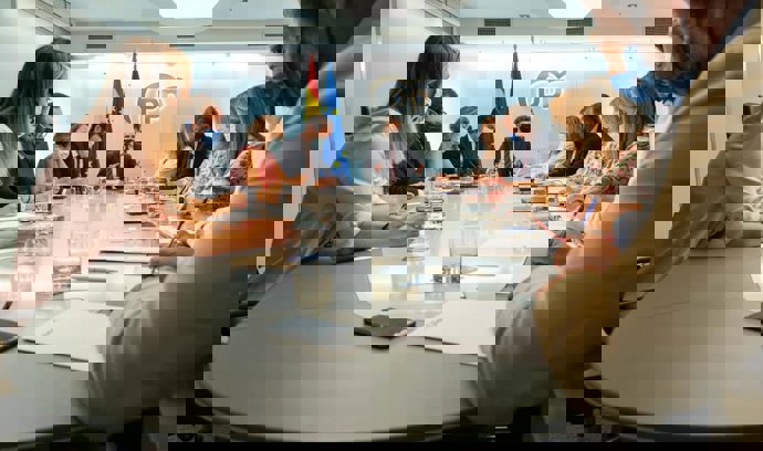 Archivo - El líder del PP, Pablo Casado, preside la reunión del Comité de Dirección del PP, a 30 de agosto de 2021, en Madrid, (España). 