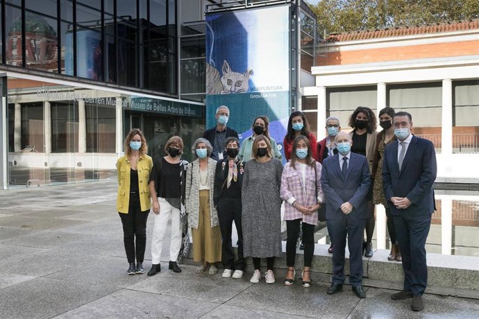 Presentación del proyecto "Ikuspuntuak. Gorputzak I-VIII" en el Bellas Artes Bilbao