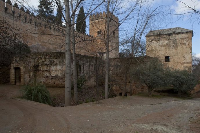 Archivo - Baluarte de la Puerta del Arrabal, en la Alhambra