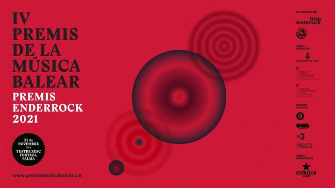 Cartel de los Premios Enderrock.