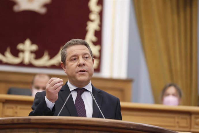 García-Page, en las Cortes de C-LM