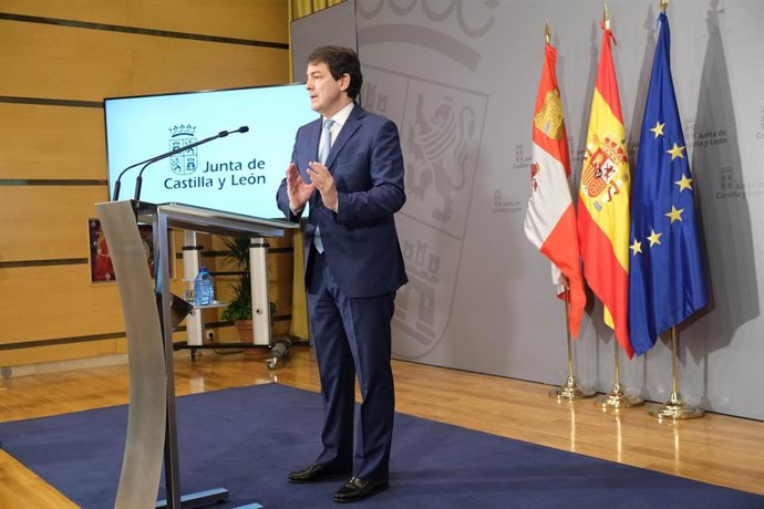 Archivo - El presidente de la Junta, Alfonso Fernández Mañueco. Archivo.