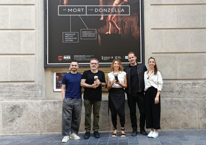 Presentación de 'La mort i la donzella' en el Teatro Principal de Valncia.