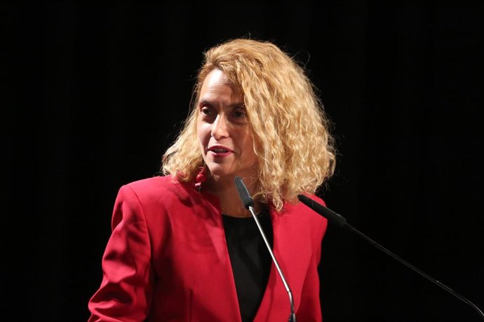 La presidenta del Congreso de los Diputados, Meritxell Batet, interviene en un homenaje al cantante Joaquín Sabina en el Instituto Cervantes.