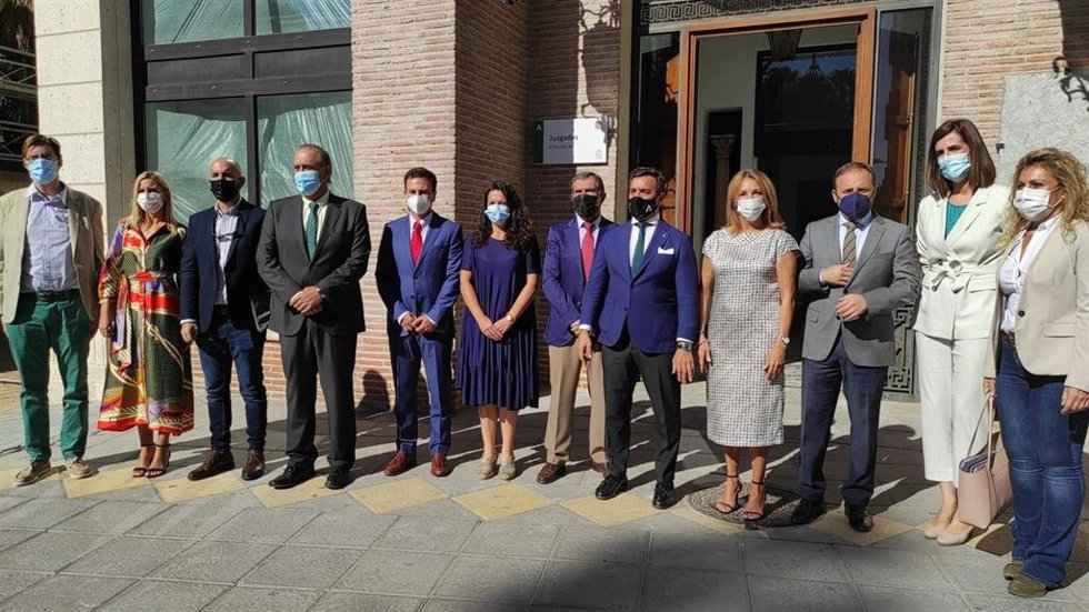 Visita a la obra de la nueva sede judicial sexitana