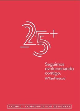 Logo conmemorativo 25 aniversario de Coonic