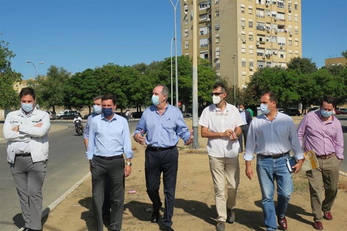 Visita del PP al Polígono Sur