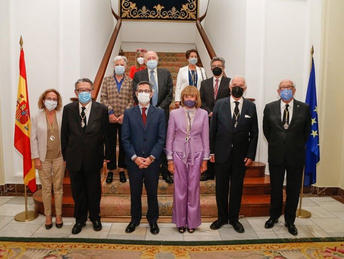 El ministro de la Presidencia, Relaciones con las Cortes y Memoria Democrática, Félix Bolaños, ha visitado este miércoles el Consejo de Estado.