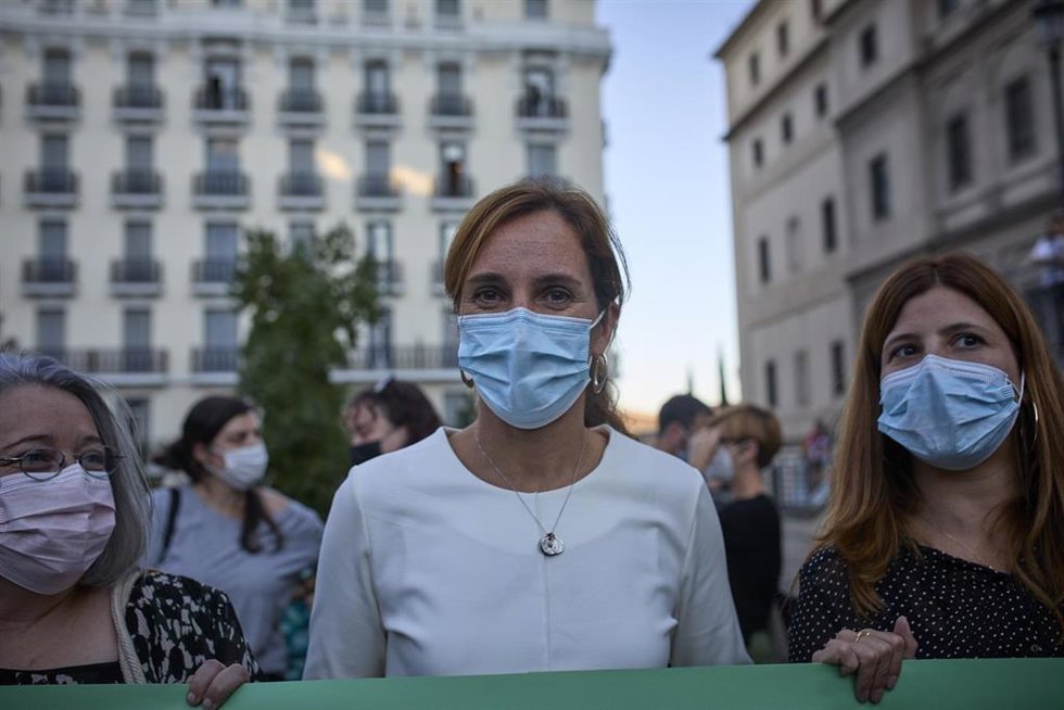 La portavoz de Más Madrid en la Asamblea, Mónica García