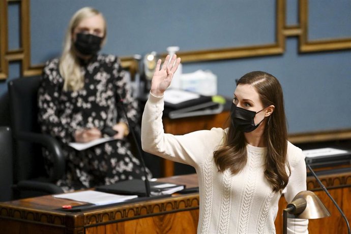 Archivo - Sanna Marin, primera ministra de Finlandia