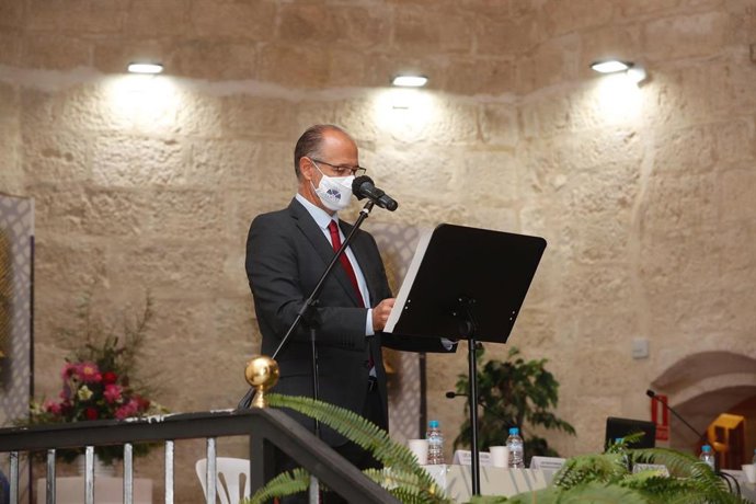 Fuentes, durante su intervención en el simposio.