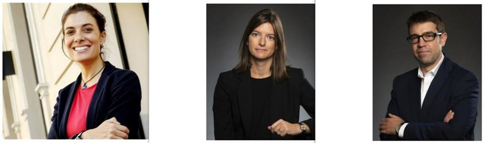 Beatriz Navarro, nueva directora de Marketing; Ainoa Rey, nueva Directora de Operaciones y Eduardo Urbina , nuevo director de Posventa y Calidad
