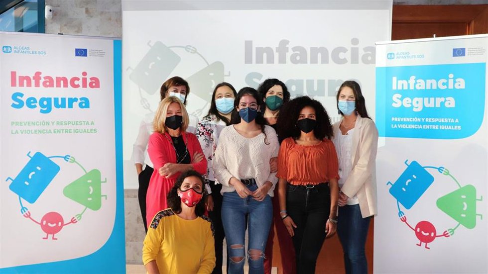 Archivo - Grupo Nacional de Coordinación del proyecto liderado por Aldeas Infantiles SOS ''Infancia segura: prevención y respuesta a la violencia entre iguales'