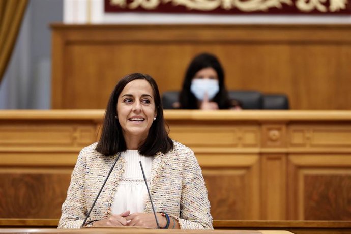 La diputada del PP María Roldán en el Debate sobre el Estado de la Región.