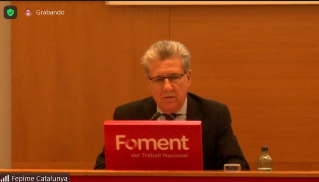 Presidente de Acave, Martí Sarrate, en rueda de prensa