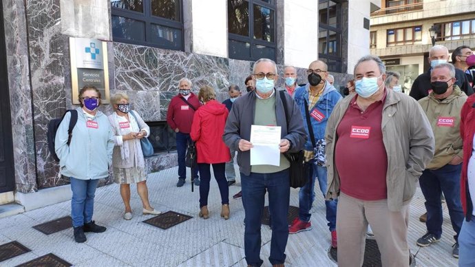 Federación de Jubilados y Pensionistas de CCOO de Asturias, frente al Sespa