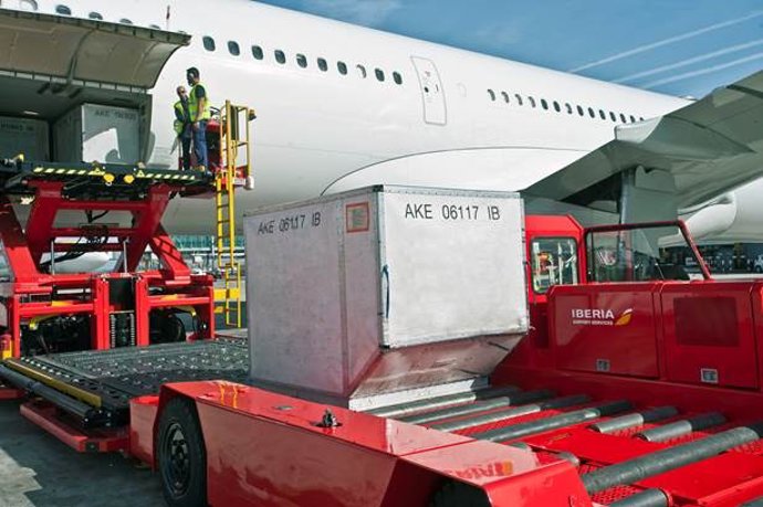 Archivo - Iberia Airport Services.