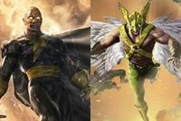 Filtradas imágenes del traje de Black Adam de Dwayne Johnson y Hawkman en la película de DC