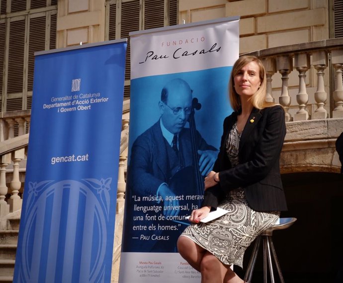 La consellera de Acción Exterior de la Generalitat, Victria Alsina