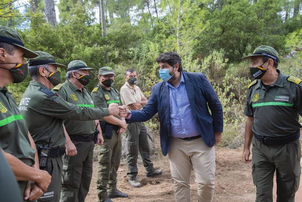 El presidente del Gobierno regional, Fernando López Miras