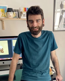 El ilustrador Jaume Mora es el encargado de diseñar el cartel de la XIV edición del festival de mediometrajes