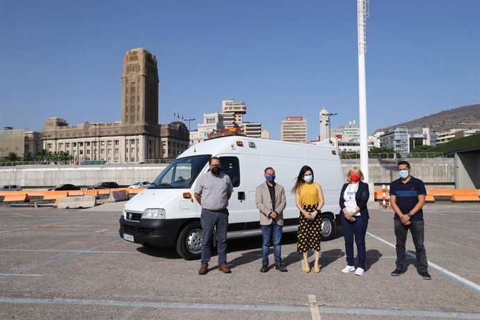 Ambulancia donada por el Cabildo de Tenerife al municipio senegalés de Dangalma