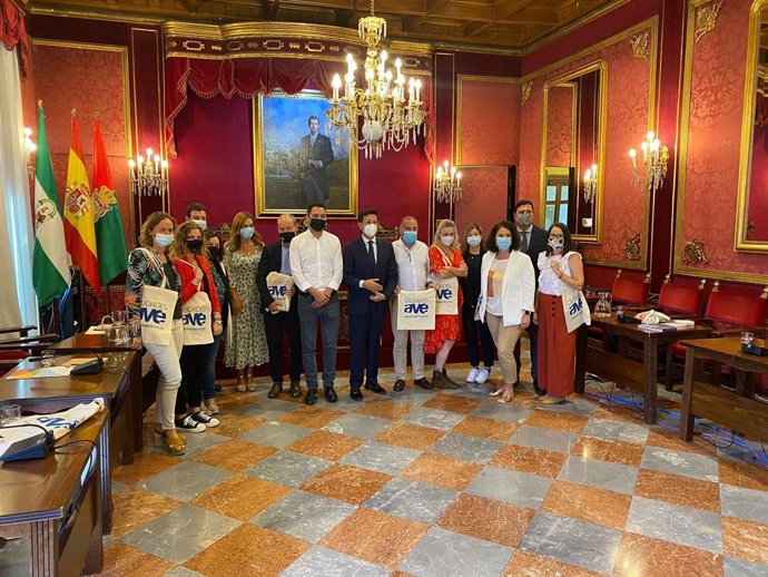 La Red de Ciudades AVE celebra su primera reunión técnica en el Ayuntamiento de Granada.
