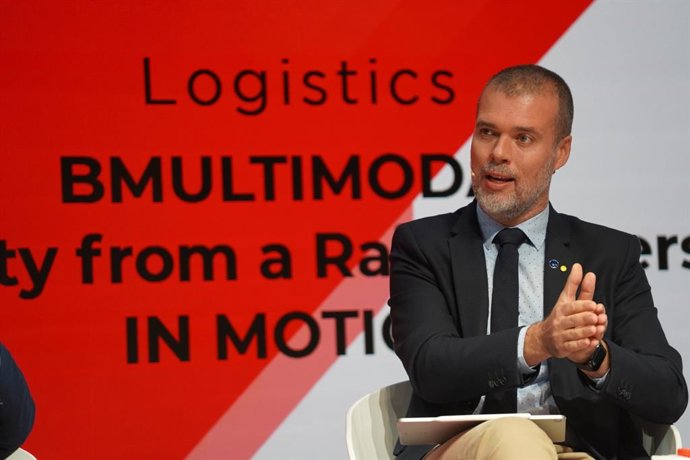 El president del Port de Tarragona, Josep Maria Cruset, durant la seva participació en la BNEW