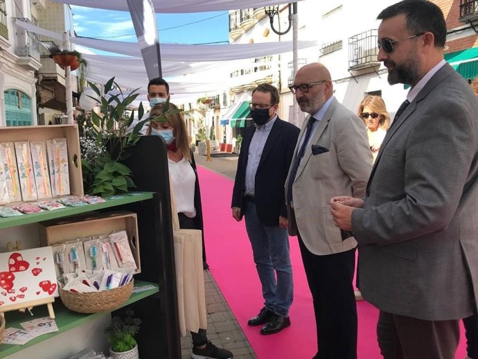 Alejandro Hernández, Rafael Saco y José Ramírez del Río en Fuente Palmera de Boda.